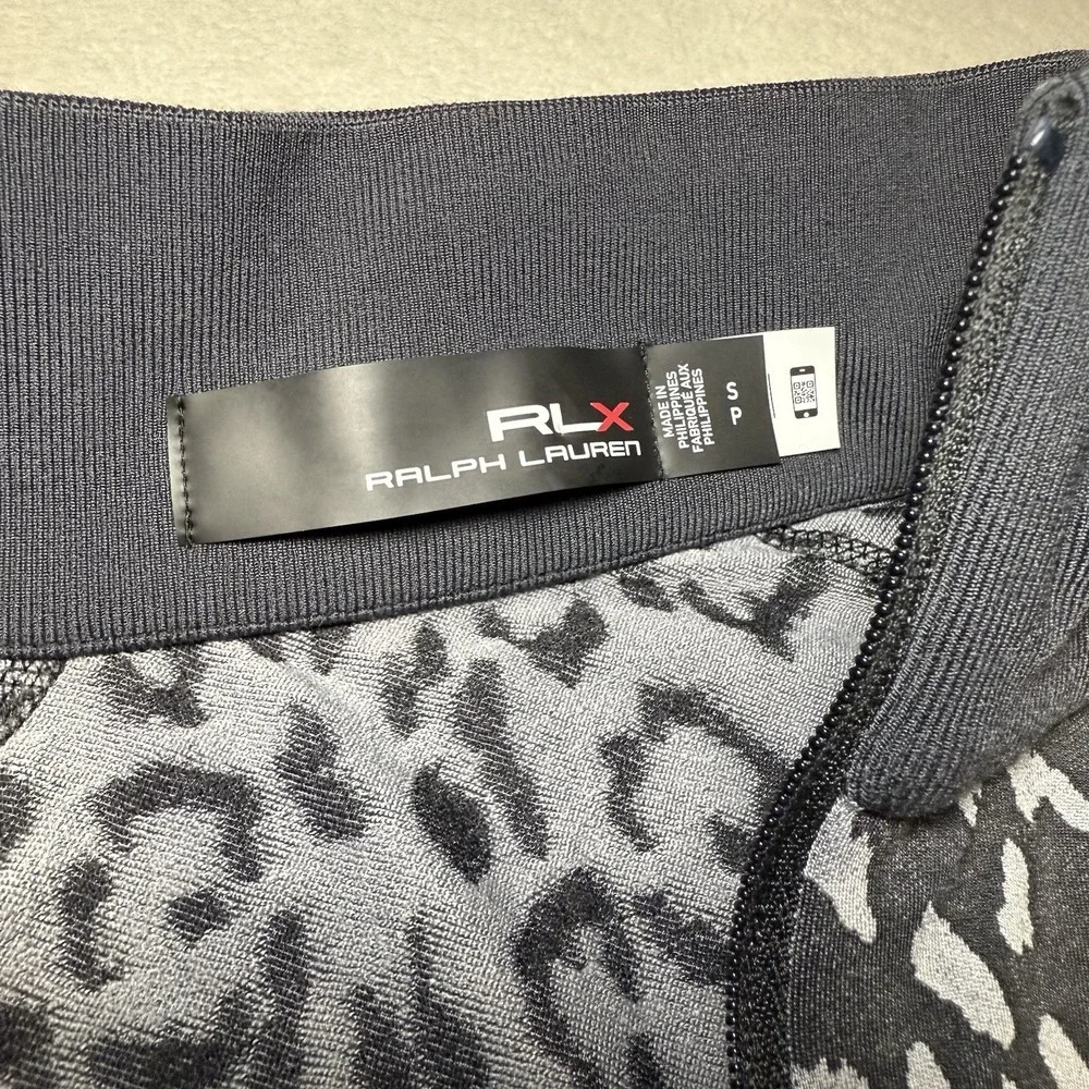 RLX Ralph Lauren 1/4 Zip Pullover Women's Small Leopard Pelican Hill Golf - Picture 11 of 14